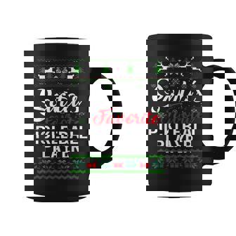 Santa's Favorite Pickleball Player Christmas Ugly Sweater Fa Coffee Mug - Thegiftio UK