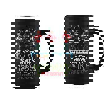 Santa's Favorite President Santa Trump Dance Christmas Coffee Mug - Thegiftio UK