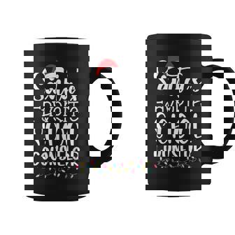Santa's Favorite School Counselor Ugly Sweater Christmas Coffee Mug - Thegiftio UK