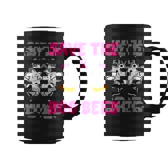 Save The Boo Bees Breast Cancer Awareness Halloween Women Coffee Mug - Monsterry