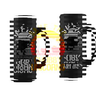 Save The Chubby Unicorns Retro Style Rhino Coffee Mug - Thegiftio UK