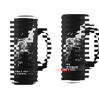 Save The Environment Wolf Silhouette Forest Animal Nature Conservation Coffee Mug - Monsterry