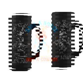 Save A Horse Ride A Cowboy King Queen Black Cowboy Western Coffee Mug - Monsterry