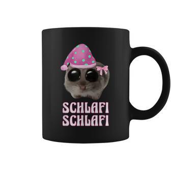 Schlafi Schlafi Sad Hamster Hamstie Meme Sleep Tassen - Geschenkecke