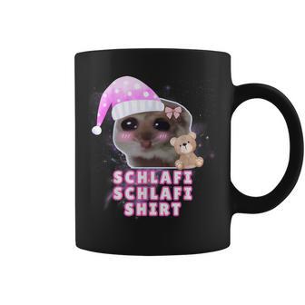 Schlafi Schlafi Sad Hamster Meme Tassen - Geschenkecke