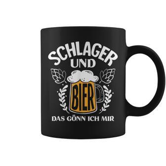 Schlager And Beer Das Gönn Ich Mir Schlagparty Costume Tassen - Geschenkecke