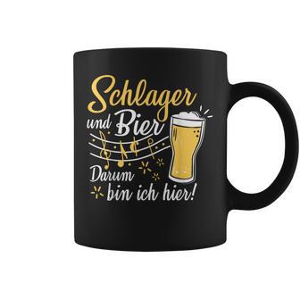 Schlager Und Bier Darum Bin Ich Hier Schlagerparty Costume Tassen - Geschenkecke