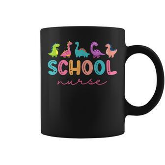 School Nurse Dinosaurs Appreciation Nursing Nurse Day Coffee Mug - Monsterry