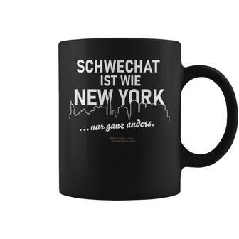 Schwarzat Ist Wie New York Nur Ganz Anders Schwarzat Ist Wie New Y Tassen - Seseable