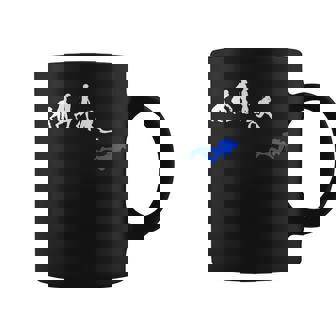 Scuba Dive Evolution Diving Teacher Diver Ocean Sea Lover Coffee Mug - Monsterry