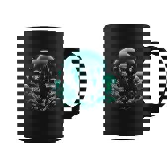 Scuba Diver And Jellyfish For Ocean Dive Trip Scuba Diving Coffee Mug - Monsterry