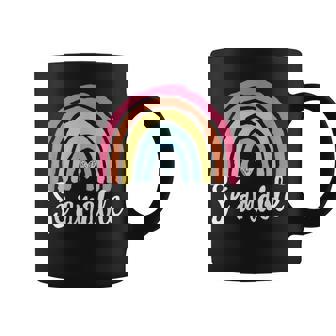 Sé Amable Spanish Bilingual Teacher Be Kind Boho Rainbow Graphic Print Coffee Mug - Monsterry