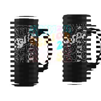 Senior 2025 Graduation Class Of 2025 Senior Graduate Groovy Coffee Mug - Thegiftio UK