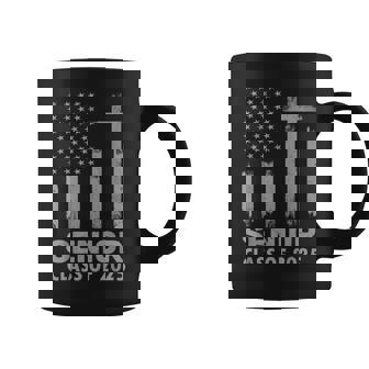 Senior Class Of 2025 Usa Flag Cross Christian Graduation Coffee Mug - Thegiftio UK