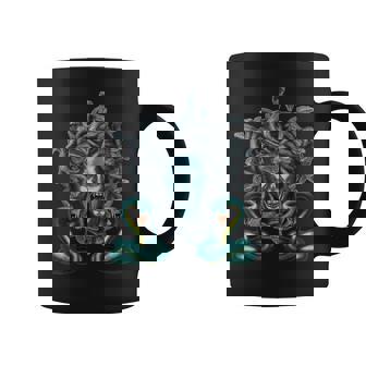 Serpent Bleu Méduse Gorgon Tasse - Cadeauxyz