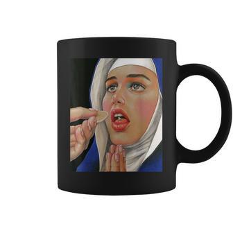 Sexy Sacrement Naughty Nun Say Ahh Unholy Nun Coffee Mug - Monsterry