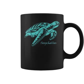 Seychelles Sea Turtle Lagoon Coral Reef Souvenir Tassen - Geschenkecke