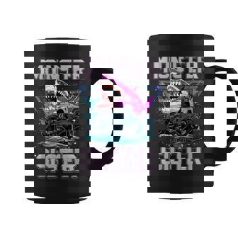 Shark Monster Truck Sister Monster Truck Are My Jam Truck Coffee Mug - Seseable