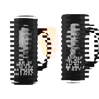 Who Shit My Pants Anti Joe Biden Conservative Meme Coffee Mug - Monsterry