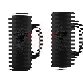 Símboloikingo Retro Cuervo Nórdico Símbolo Celta De Runa Taza de café - Regaloses