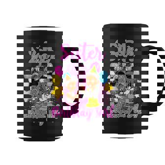 Sister Of The Birthday Girl Gracie's Corner Birthday Party Graphic Print Coffee Mug - Monsterry