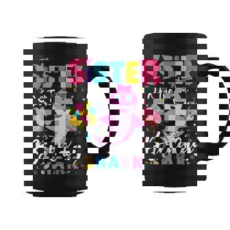Sister Of The Shark Birthday Sis Matching Family Coffee Mug - Monsterry