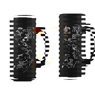 Skeleton Basketball Player Boys Scary For Halloween Coffee Mug - Thegiftio UK