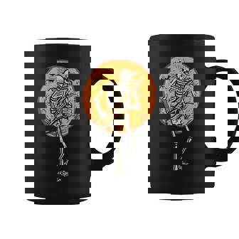 Skeleton Playing Saxophone Jazz Halloween Music Boys Men Coffee Mug - Thegiftio UK