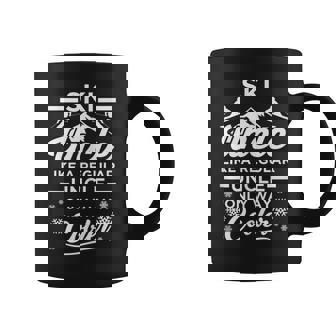 Ski Season Skiing Skier y For Cool Uncle Tank Top Graphic Print Coffee Mug - Monsterry