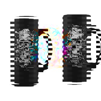 Skull Paint Splash Paint Splatter Drip N Boy Coffee Mug - Thegiftio UK
