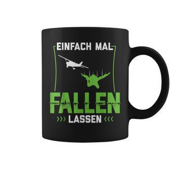 Skydive Parachute Jumping Einfach Mal Fallen Simply Fall Tassen - Geschenkecke