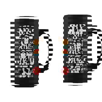 Smile You Made God's Wake Up List Christian Jesus Faith Coffee Mug - Thegiftio UK