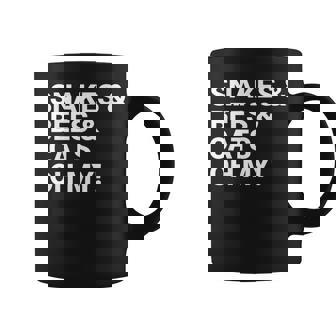 Snakes And Bees And Cats Oh My Fun Car Reference Graphic Print Coffee Mug - Monsterry
