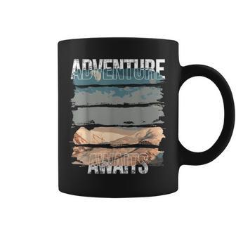 Snowy Landscape Adventure Lovers Graphic Print Coffee Mug - Monsterry