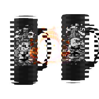 Snug Ghost Reading A Book Halloween Vibes Autumn Love Fall Coffee Mug - Thegiftio UK