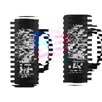 Soccer American Flag Soccer Apparel Soccer 2024 Coffee Mug - Monsterry