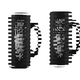 Socrates Know Thyself Oracle Of Delphi Coffee Mug - Monsterry