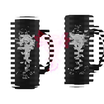 Sonríe Un Loto Como Un Axolotl Taza de café - Regaloses