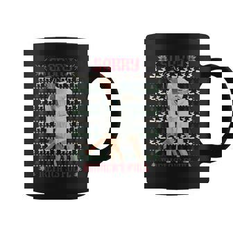 Sorry Merica's Full Trump Ugly Christmas Coffee Mug | Mazezy