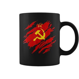 Soviet Flag Retro Ussr Soviet Union Cccp Tassen - Geschenkecke