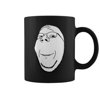 Soyjak Soy Wojak Soyboy Meme Wholesome Gapejak Coffee Mug - Monsterry