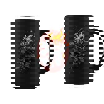 Spiral Original Flaming Rose Gothic Rose Coffee Mug - Thegiftio UK