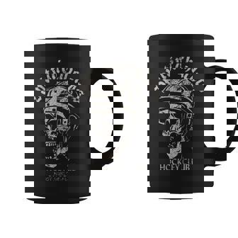 Spittin Chiclets Hockey Club Skull Coffee Mug - Monsterry