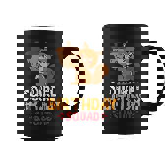 Squirrel Birthday Squad Squirrel Lovers B-Day Novelty Coffee Mug - Monsterry
