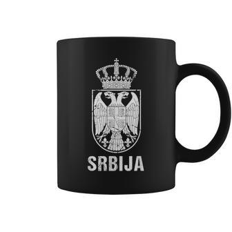 Srbija Serbia Flag Serbian Double Eagle Tassen - Seseable