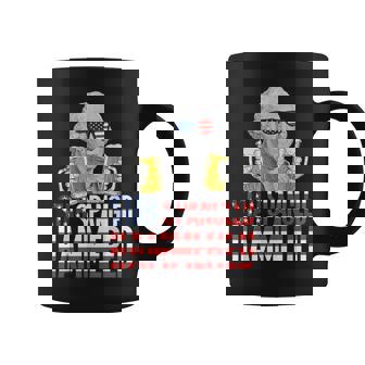 Star Spangled Hammered George Washington Beer Lover Coffee Mug - Monsterry
