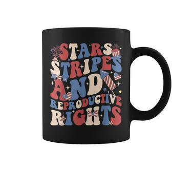 Stars Stripes And Reproductive Rights Independence Day Coffee Mug - Monsterry CA
