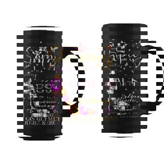 Stepping Into My August Birthday With God's Grace And Mercy Coffee Mug - Thegiftio