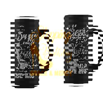 Stepping Into My Birthday With God's Grace And Mercy Blessed Coffee Mug - Thegiftio