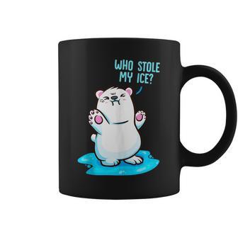 Who Stole My Ice Polar Bear Global Warming Climate Change Coffee Mug - Monsterry